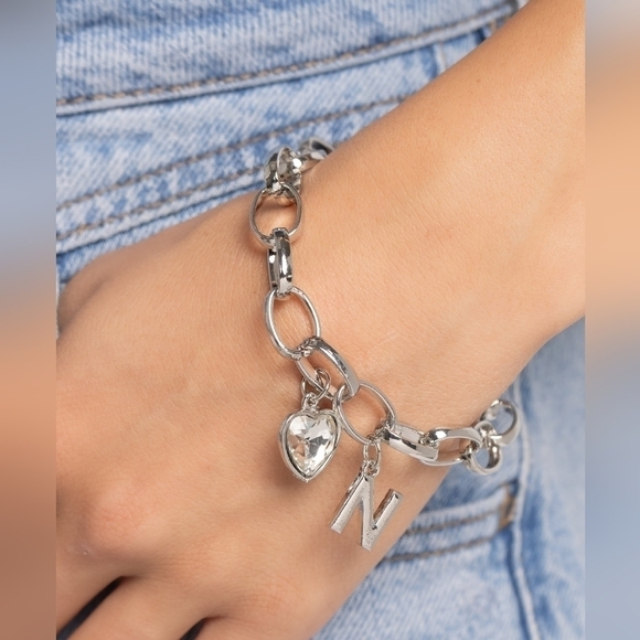 Initial N necklace set - Picture 2 of 5